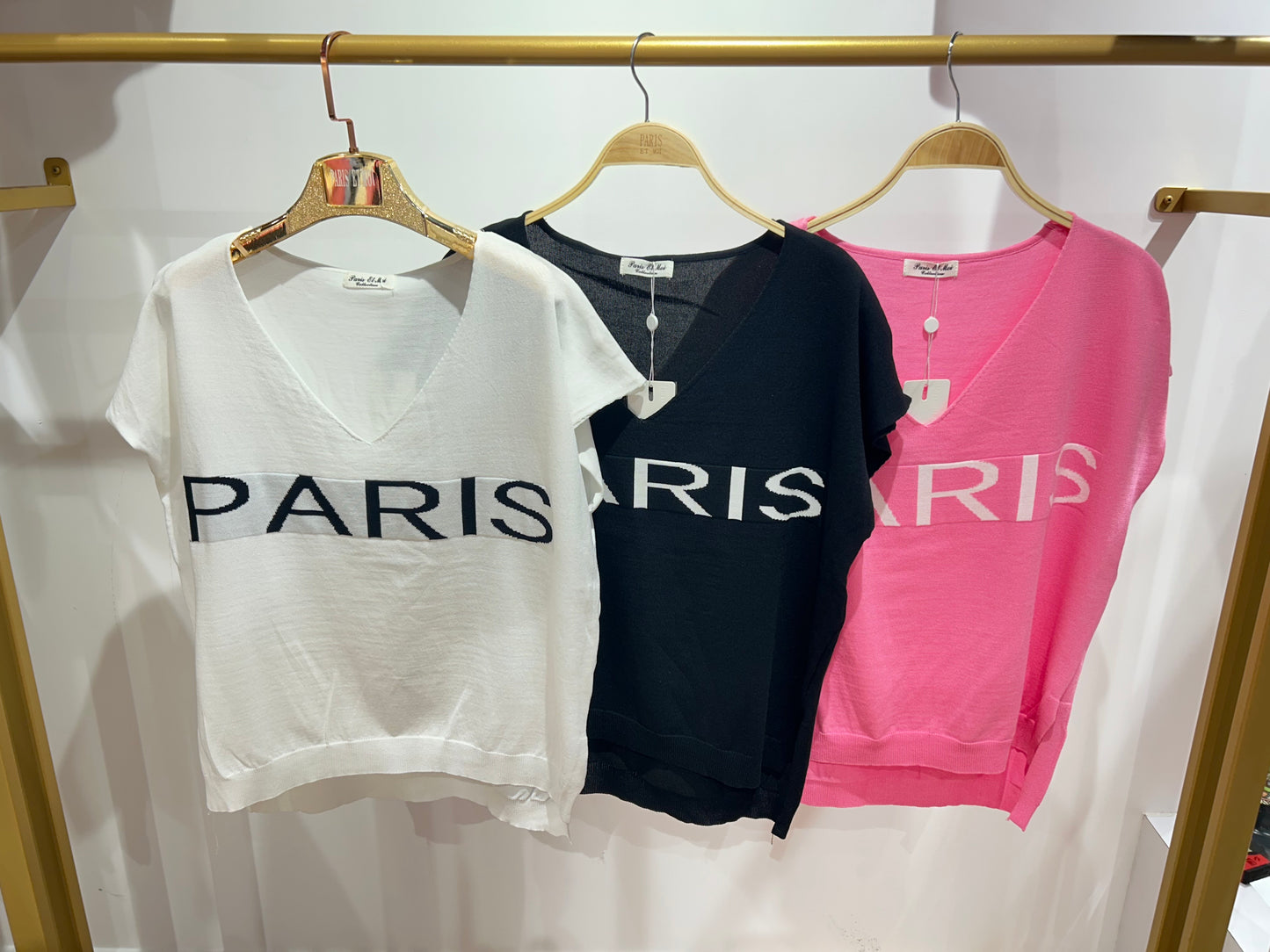 PARIS vibes pullover - White